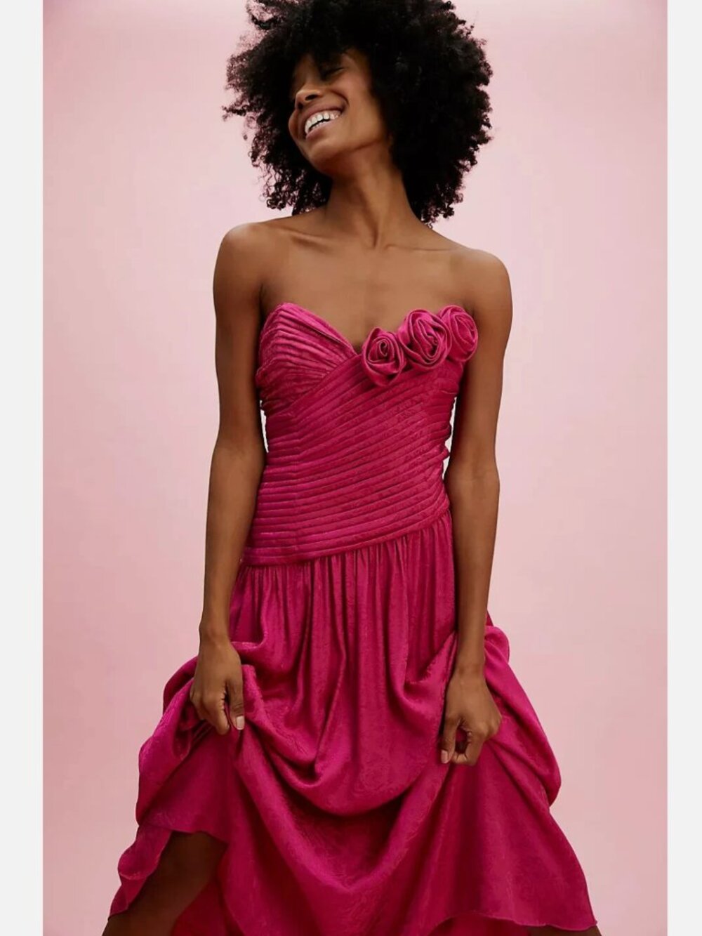 New Free People Make An Entrance Maxi Dress size 0 MSRP: $228 pink